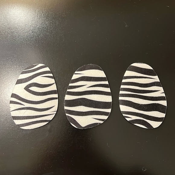 Zebra Print Ball of Foot Pads - Picture 1 of 3